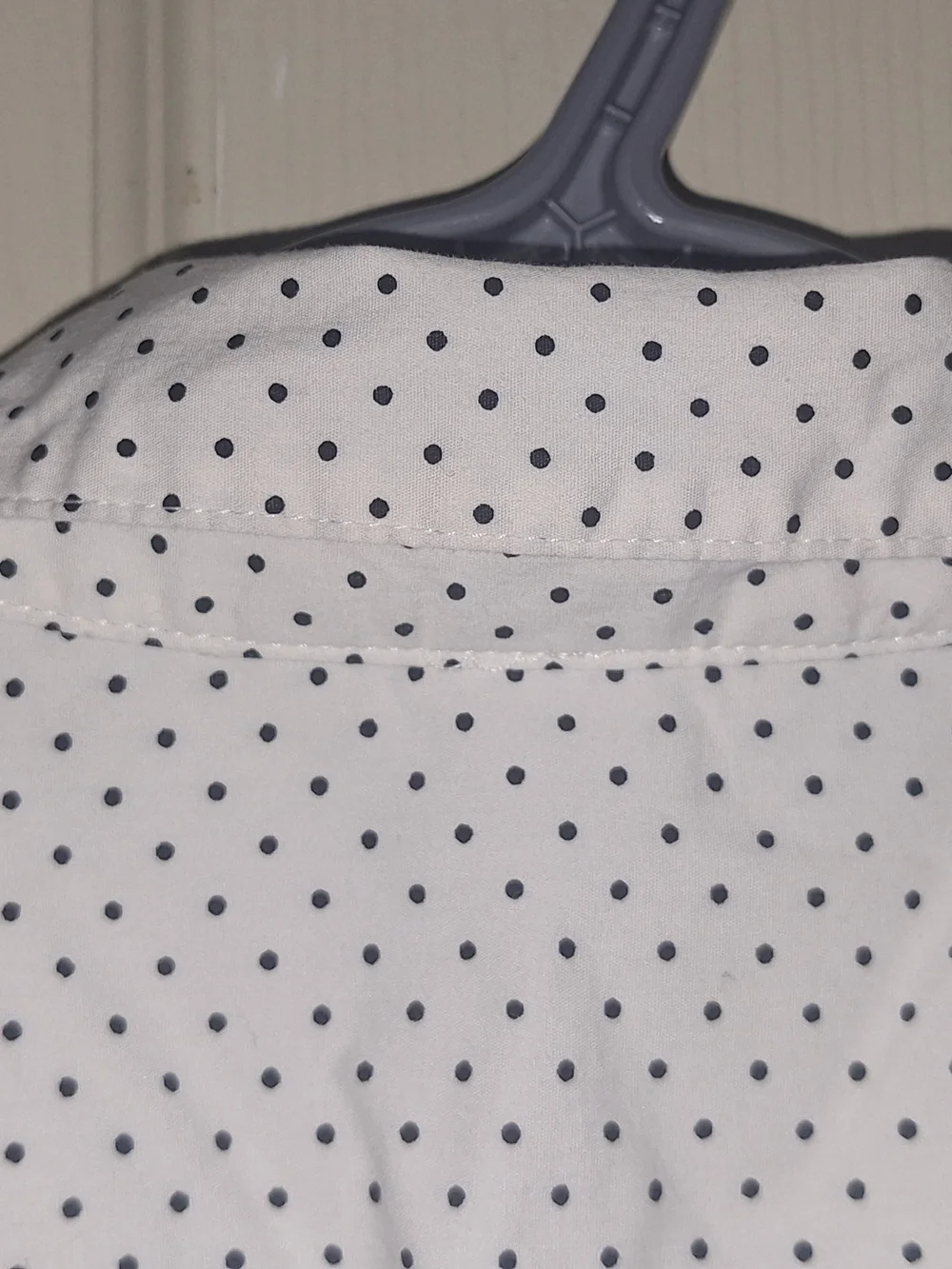 H&M White Blouse with Black Microdot Print - Picture 5 of 7